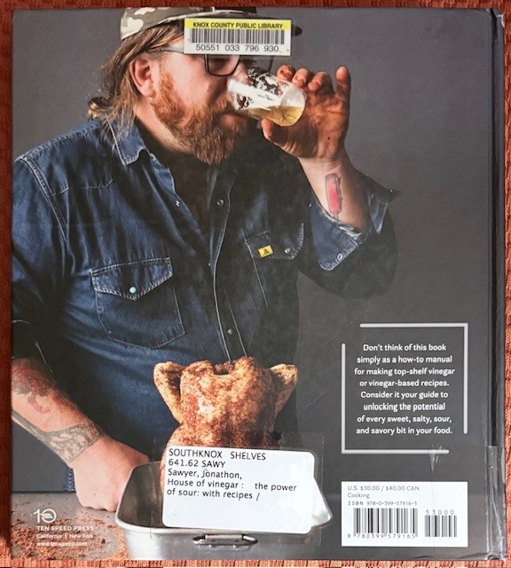 House of Vinegar The Power of Sour by J Sawyer 2018 HC Ex Lib Ten Speed Press