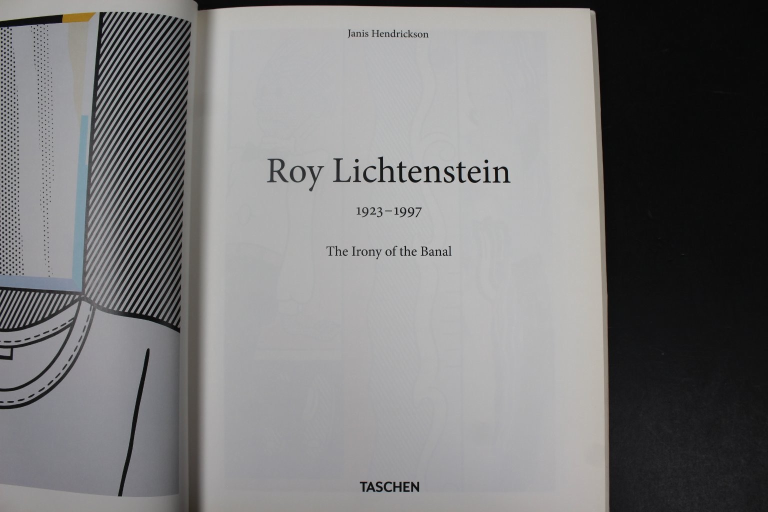 Lichtenstein Janis Hendrickson 2016 Pop Art Roy Lichtenstein TASCHEN Book HCDJ