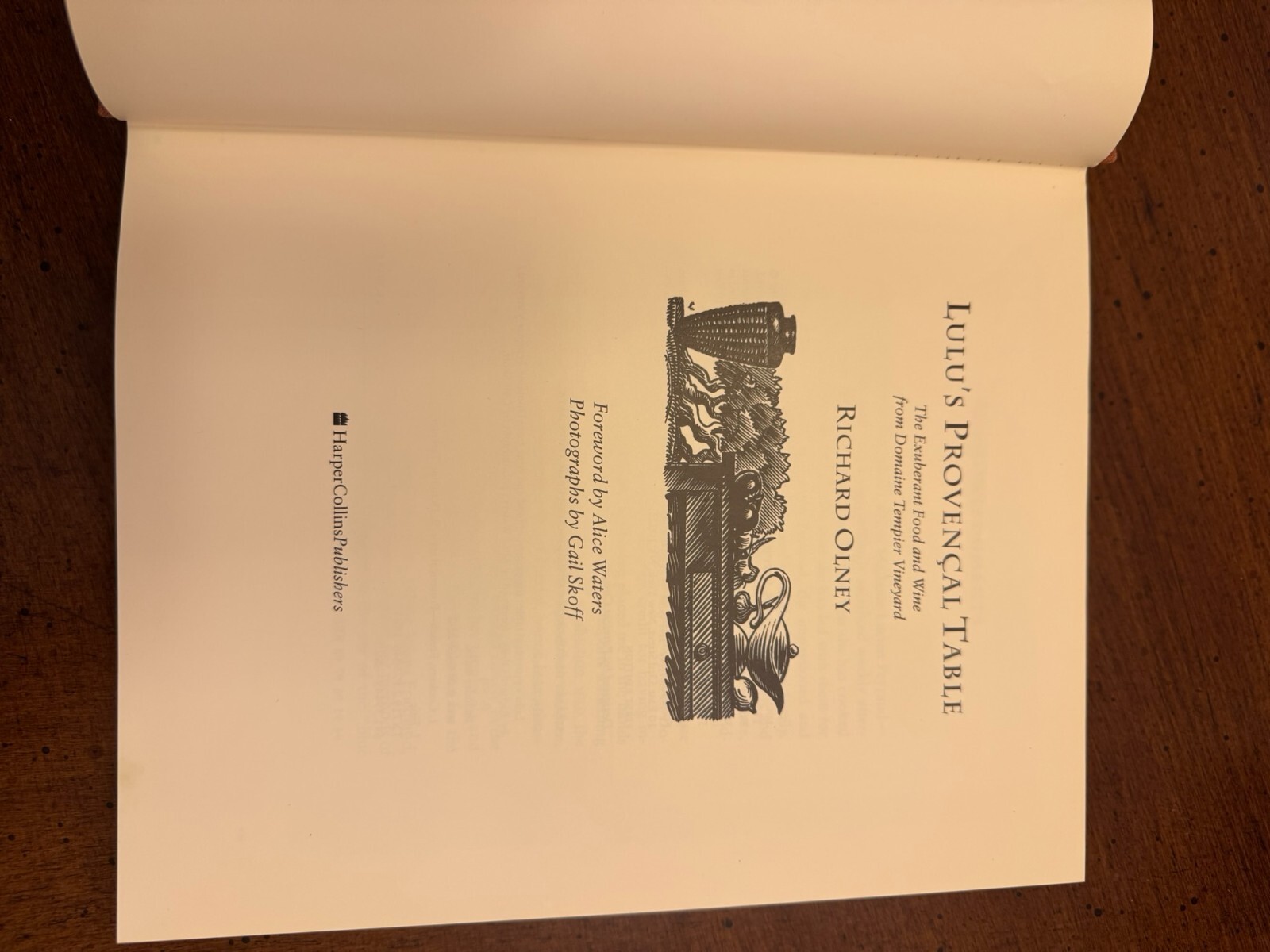 Lulu’s Provencal Table – Hardcover Cookbook – Richard Olney – 1st Edition