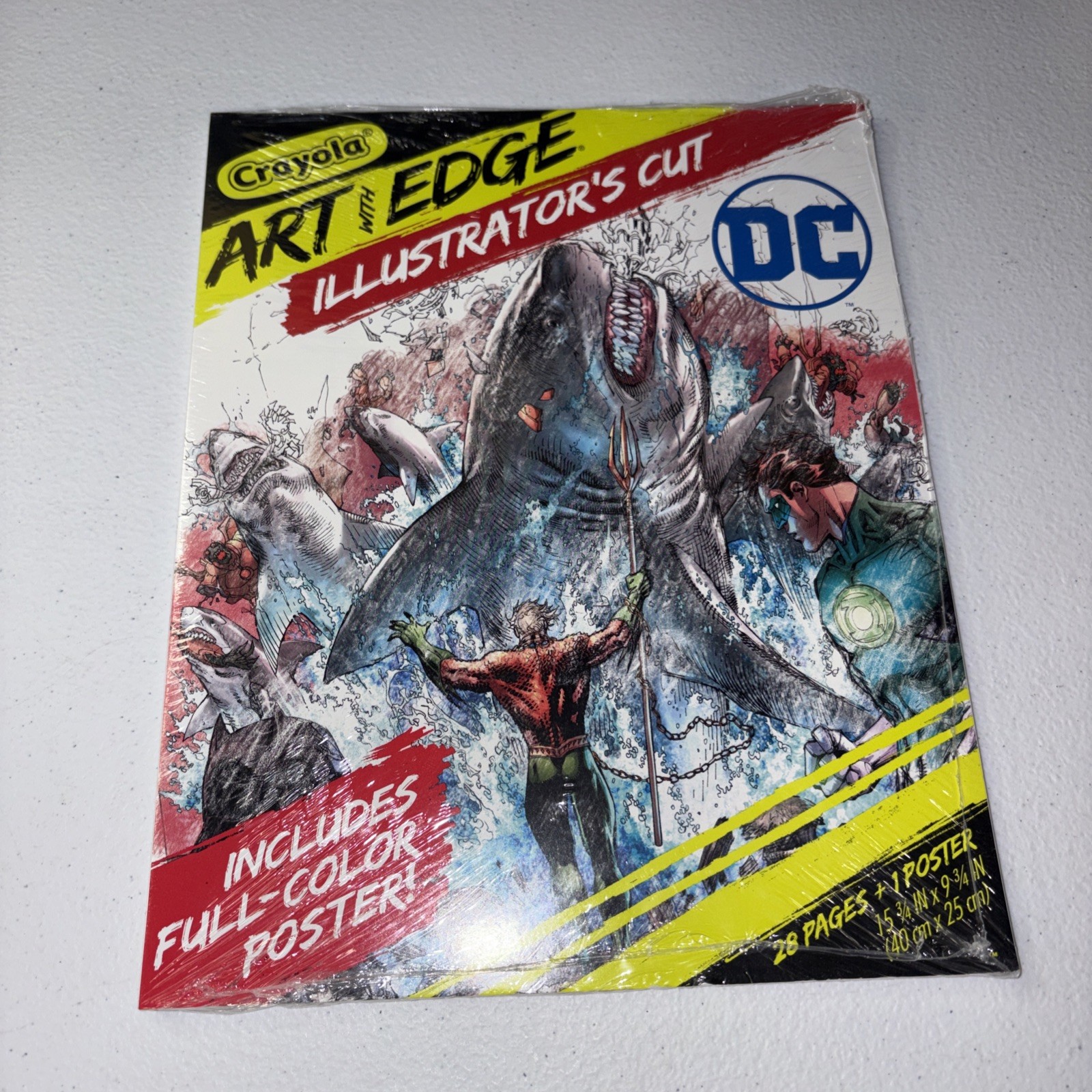 New Jurassic Park 30th Anniversary & DC Crayola Art Edge Coloring Book 28 Pages