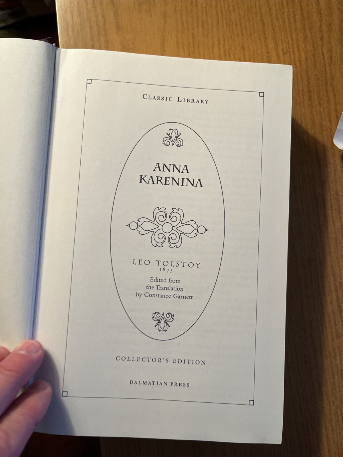Anna Karenina by Leo Tolstoy Hardcover Dalmatian Press VERY GOOD