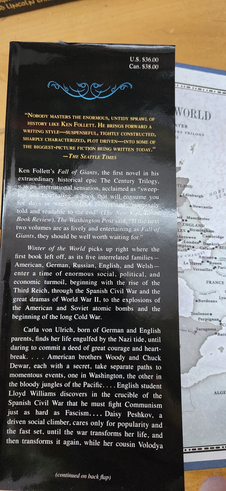 Winter of the World by Ken Follet Used Hardcover- VERY GOOD