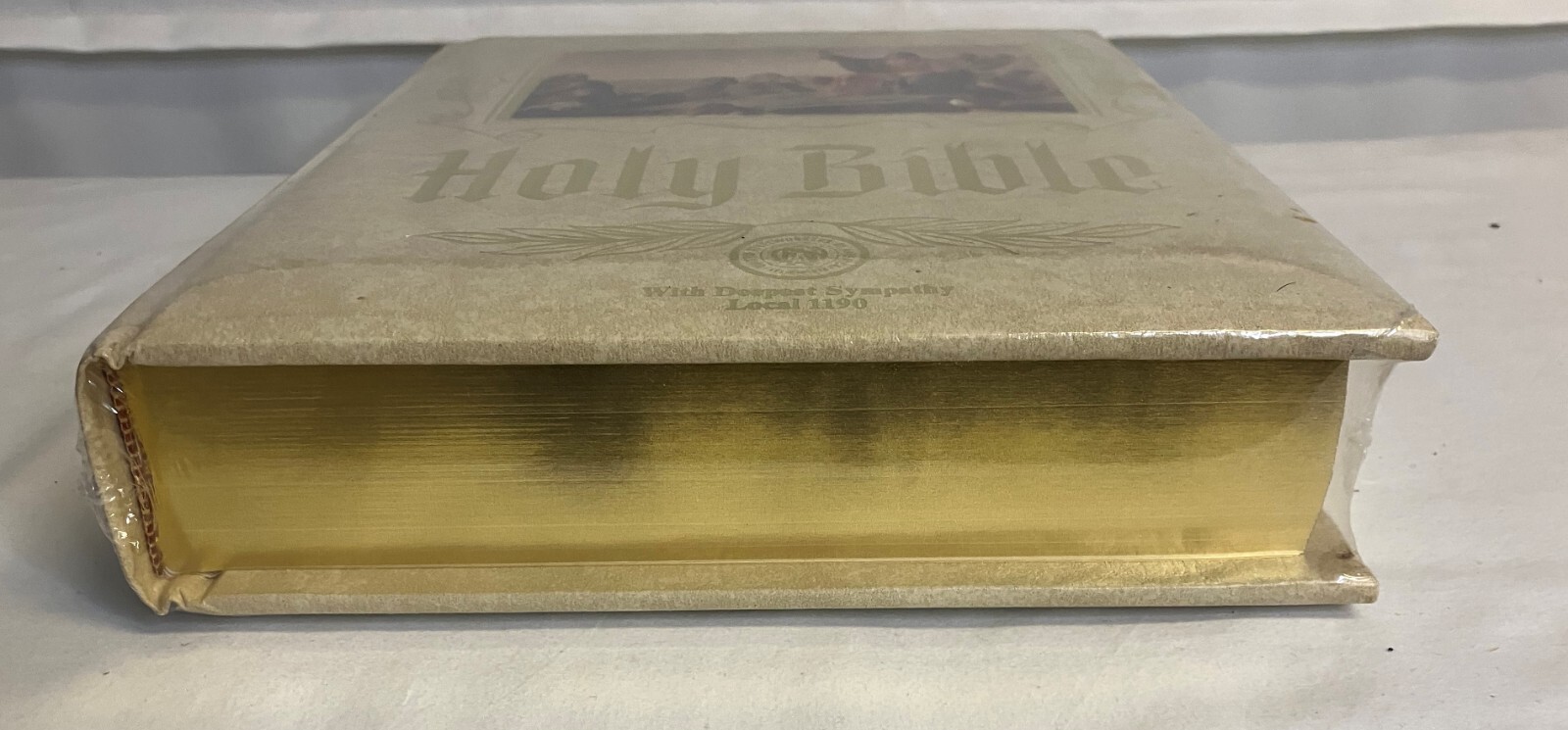 Sealed Holy Heirloom Family Bible King James Version United Steelworkers 1190