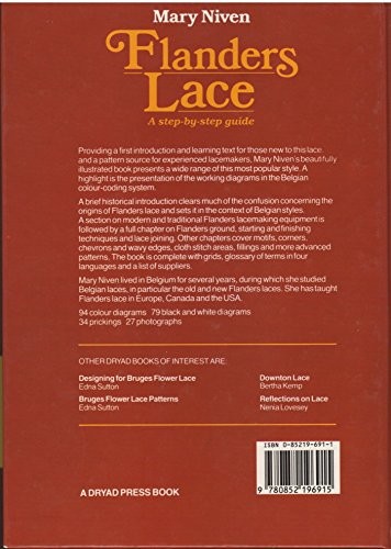 Flanders Lace A Step By Step Guide by Niven, Mary Book The Fast Free Shipping