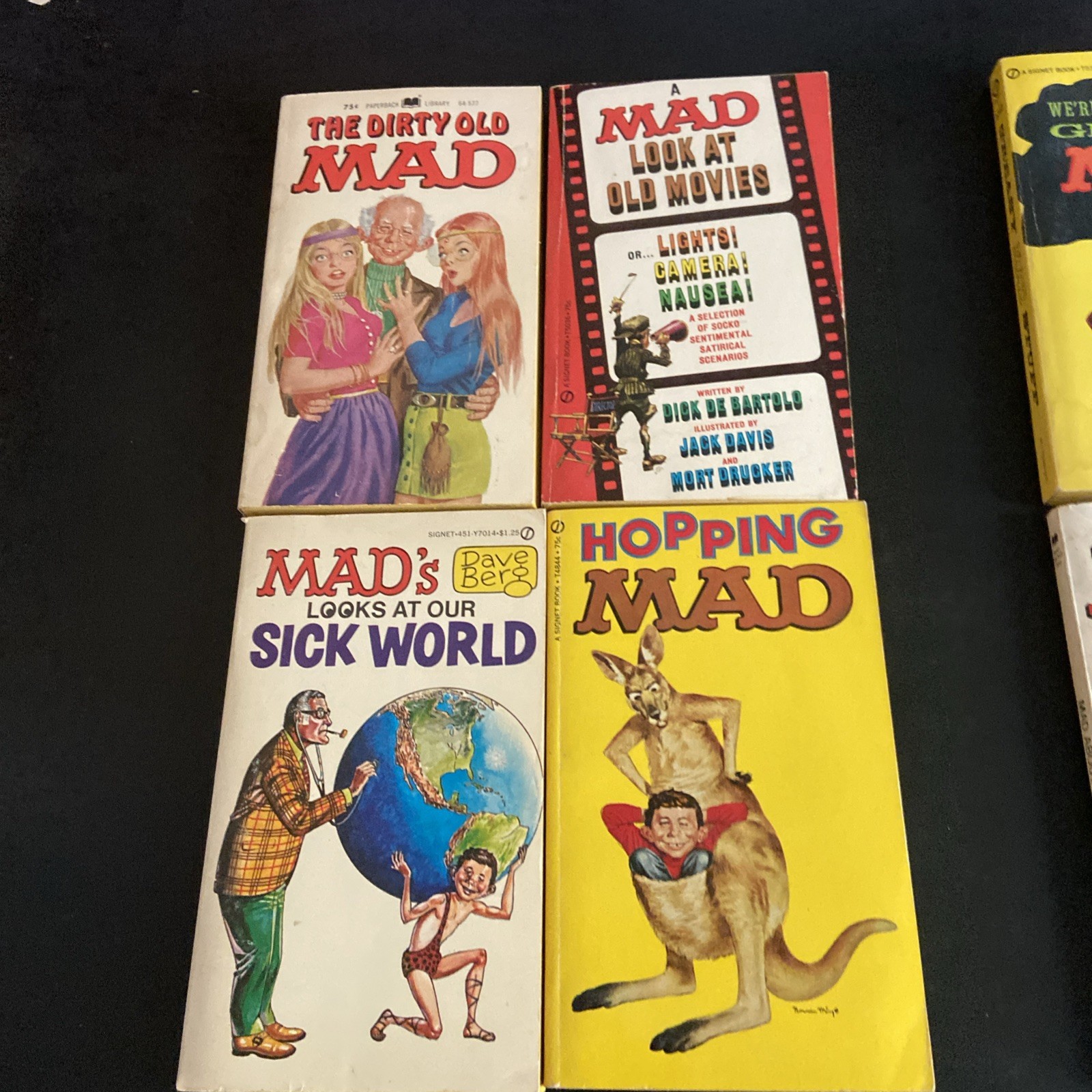 Vintage MAD Magazine Books Lot Of 7 Paperbacks G+ – VG Condition