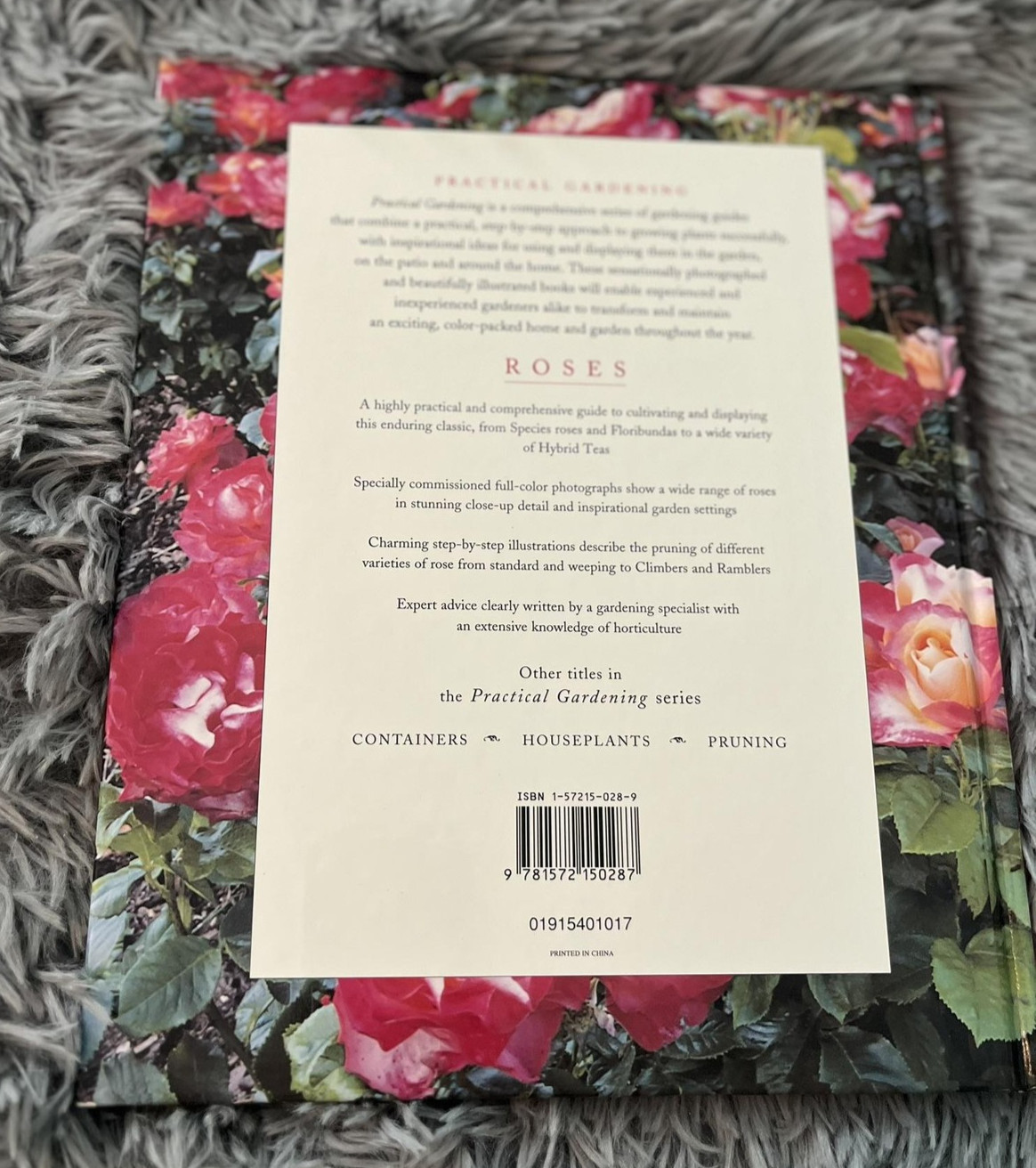 Roses David Squire Gardening Book Practical Guide Flowers Hardcover 1995 Vintage