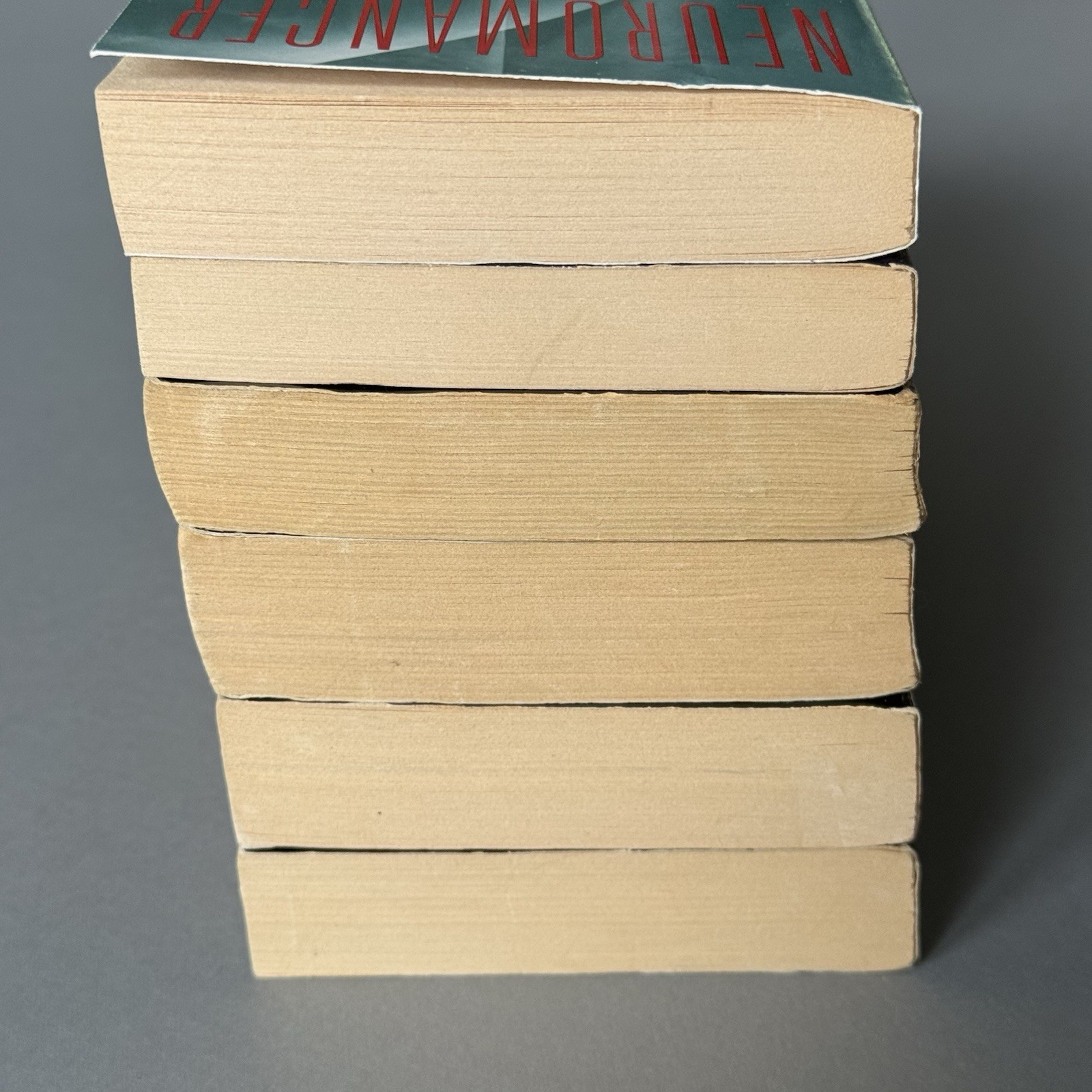6 William Gibson book lot PB Cyberpunk Neuromancer, Count Zero, Idoru, Mona Lisa