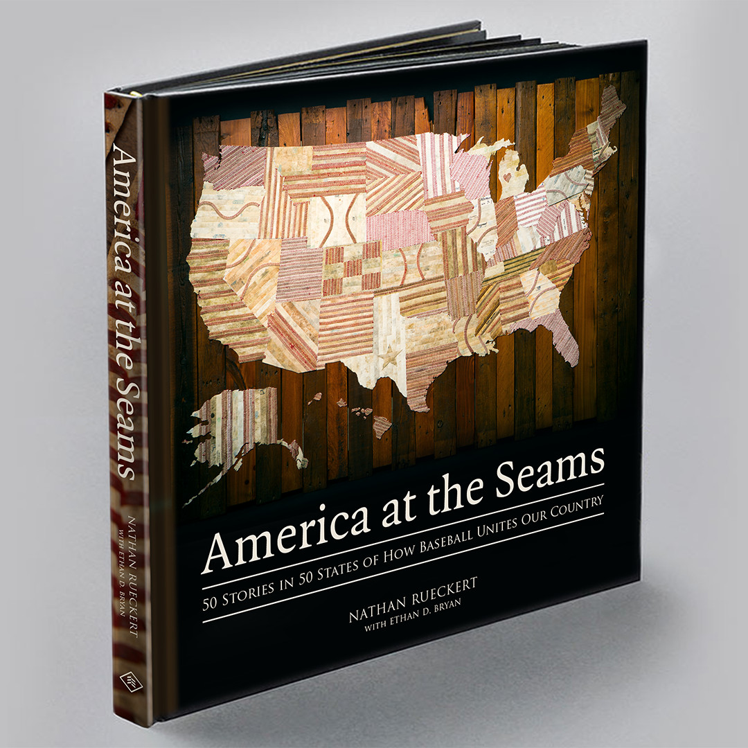 America At The Seams Baseball Hardcover Coffee Table Book by Nathan Rueckert