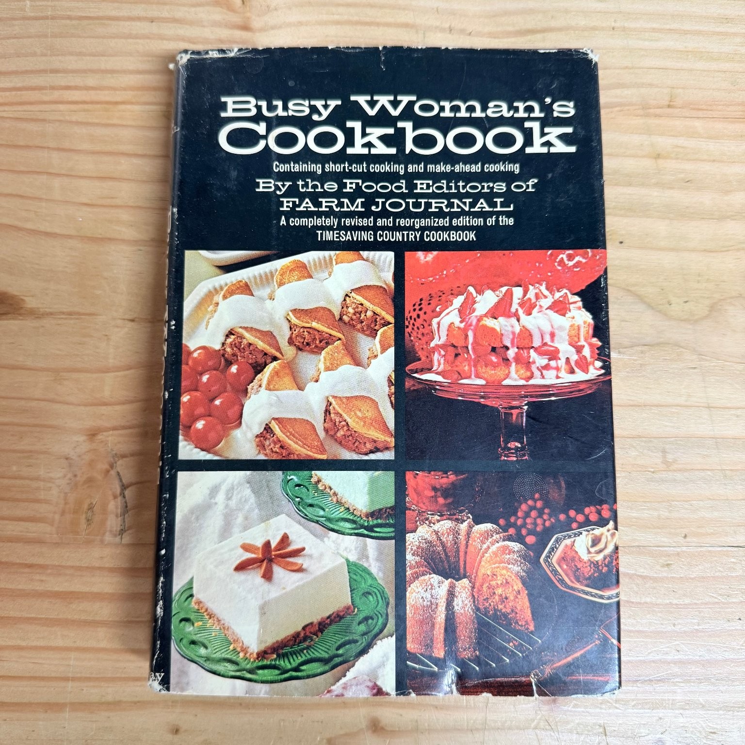 Busy Woman’s Cookbook Farm Journal 1971 Short-Cut Make-Ahead Cooking Doubleday