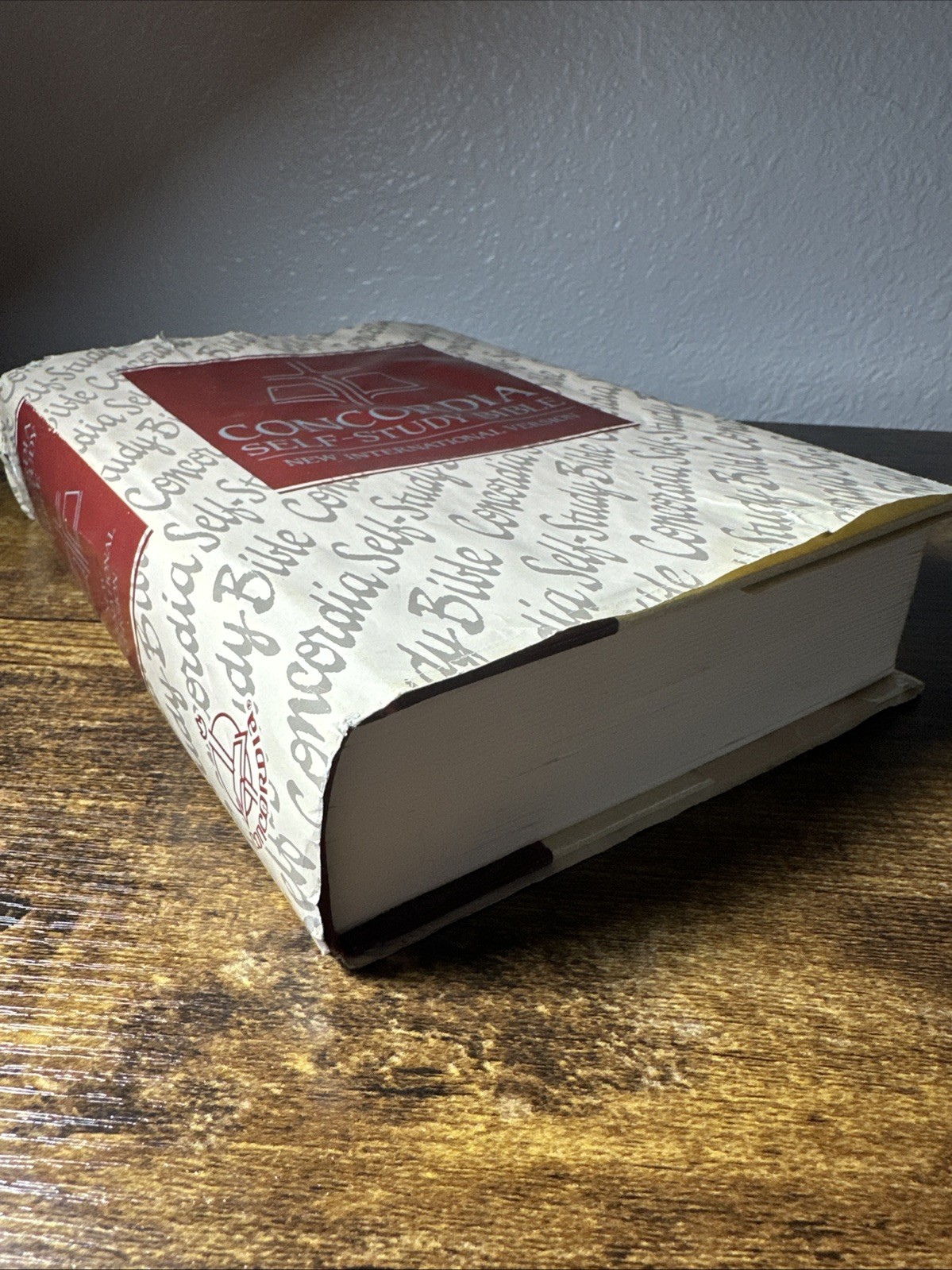 Concordia Self-Study Bible NIV HC / DJ Red Letter 1986 New International Version