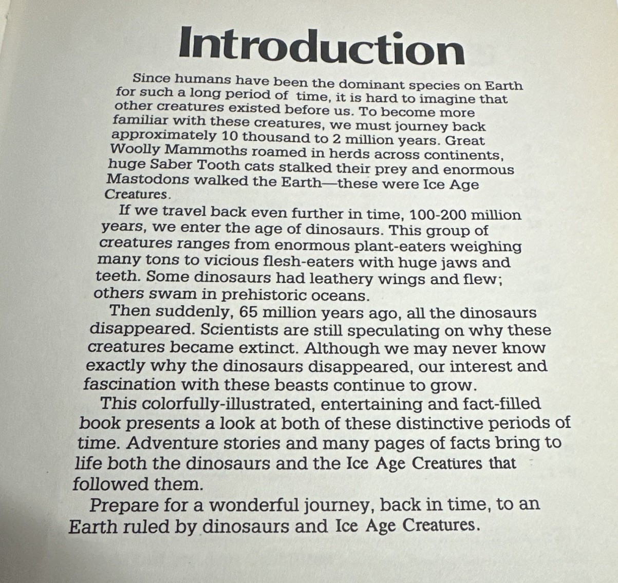 Modern Publishing Mammoth Book of Dinosaurs Hardcover Illustrated Picture Book