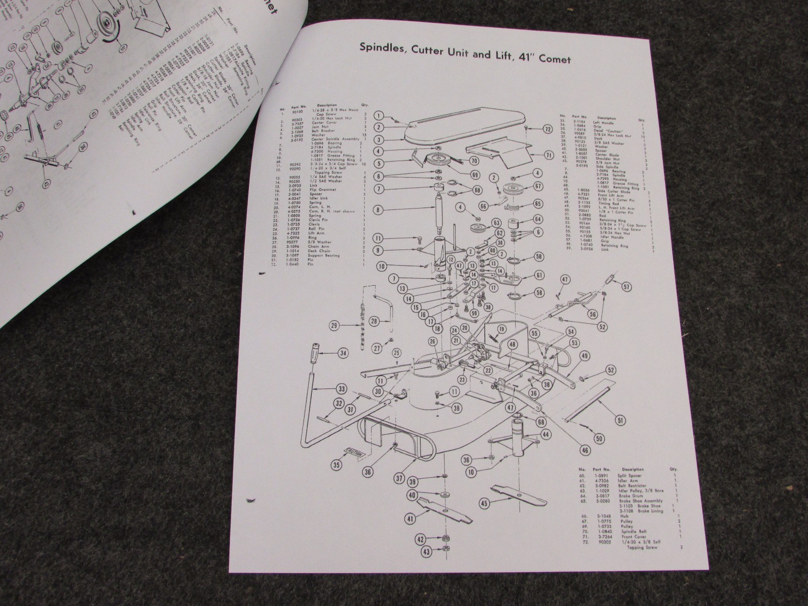 SNAPPER McDONOUGH 265X 265XS 306X 306XS 418X 418XS SERVICE & PARTS MANUAL 1-1057
