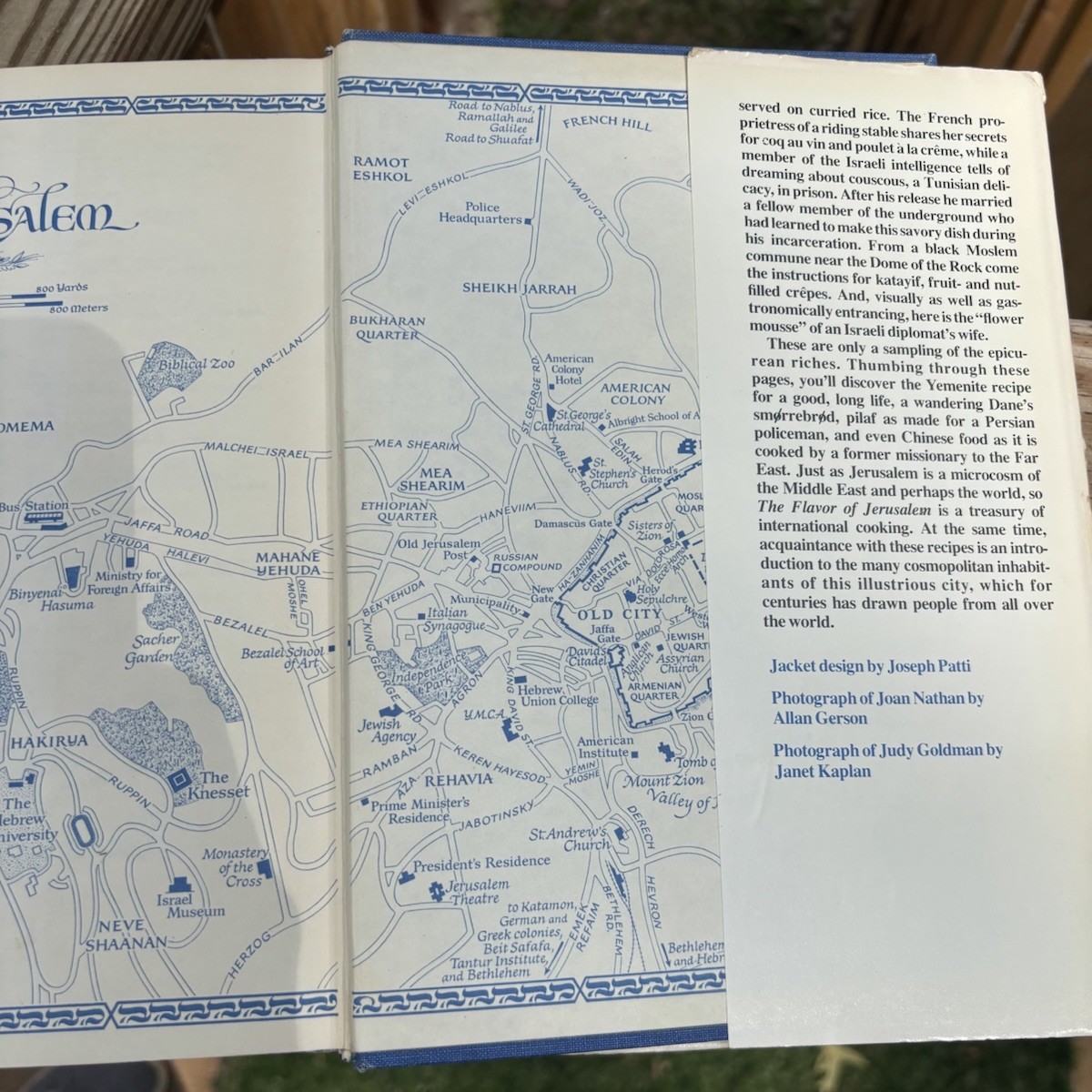 The Flavor of Jerusalem by Joan Nathan and Judy Stacey Goldman FIRST EDITION