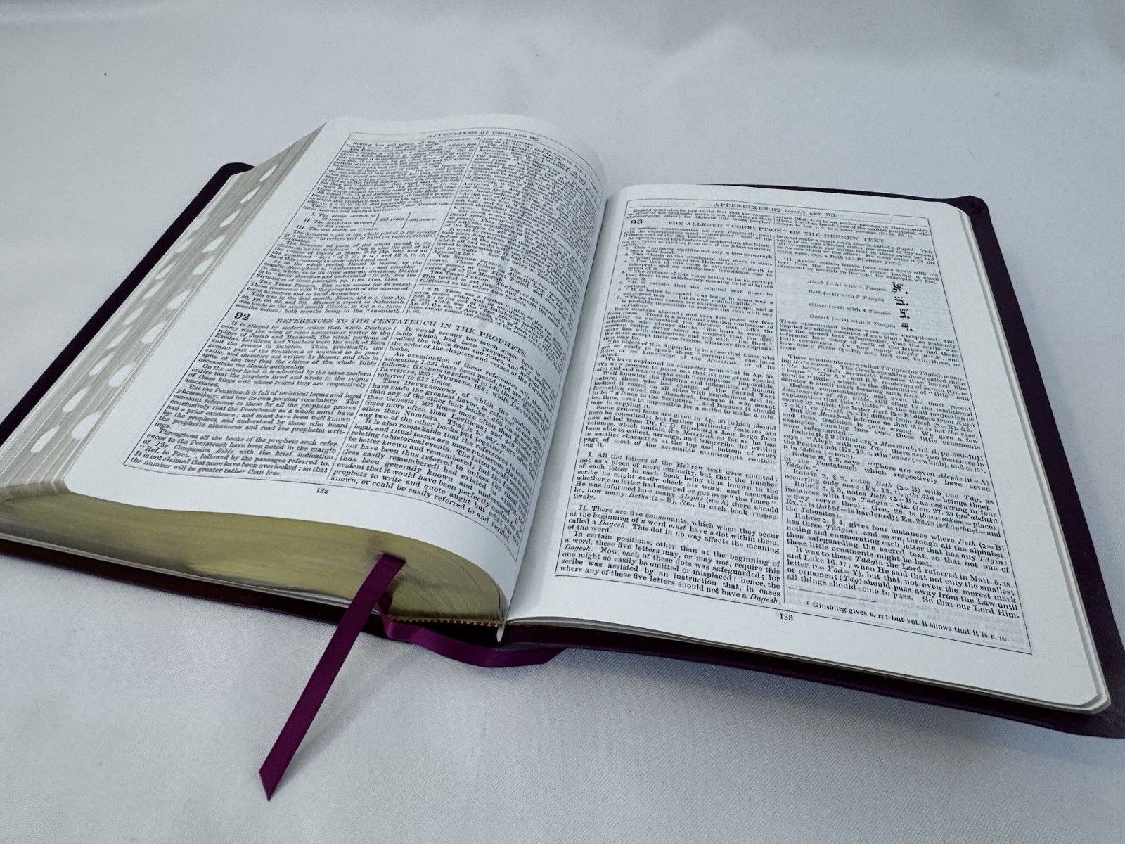 Companion Bible: King James Version, Burgundy, Bonded Leather FAST SHIP!!!