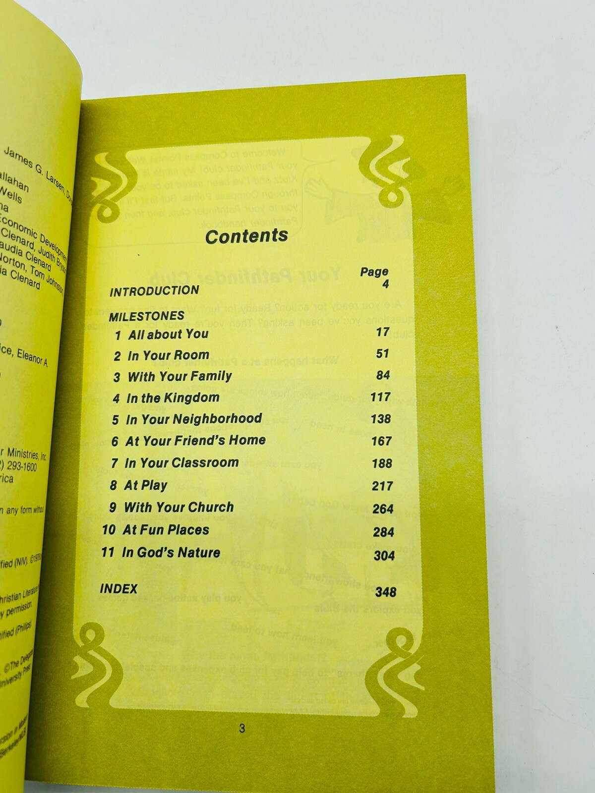 Compass Points Pioneer Clubs Handbook Third Printing 1986 EUC
