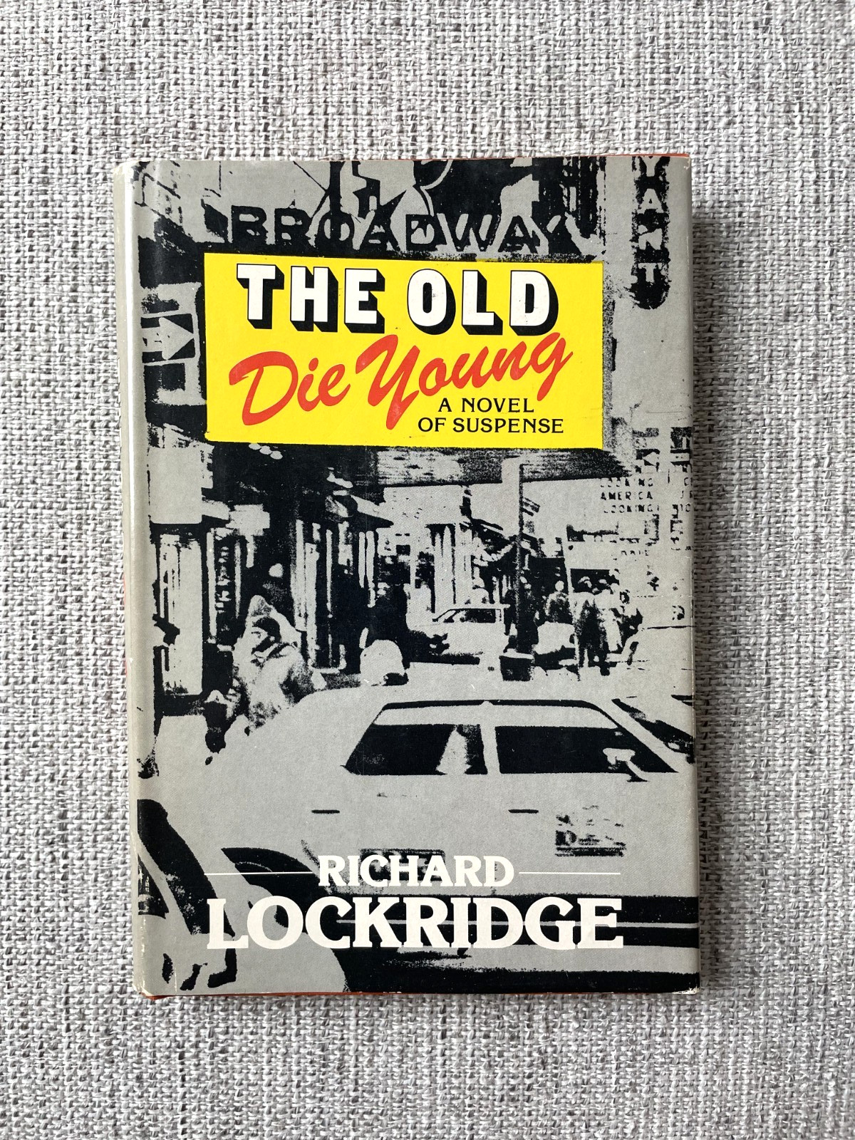 The Old Die Young by Richard Lockridge 1980 BC HC Good+ vintage rare ships free