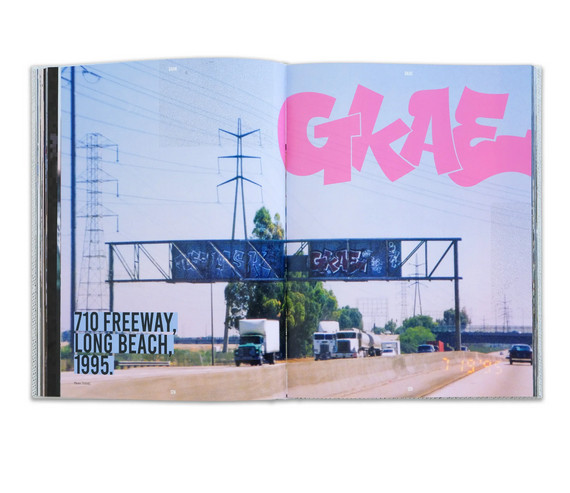 GKAE graffiti book LOS ANGELES MSK AWR Signed by GKAE street art SABER REVOK mta