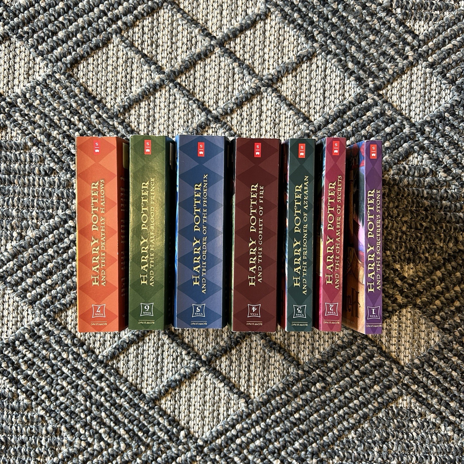 Harry Potter Hardcover Boxed Set: Books 1-7 Good Condition Scholastic Press