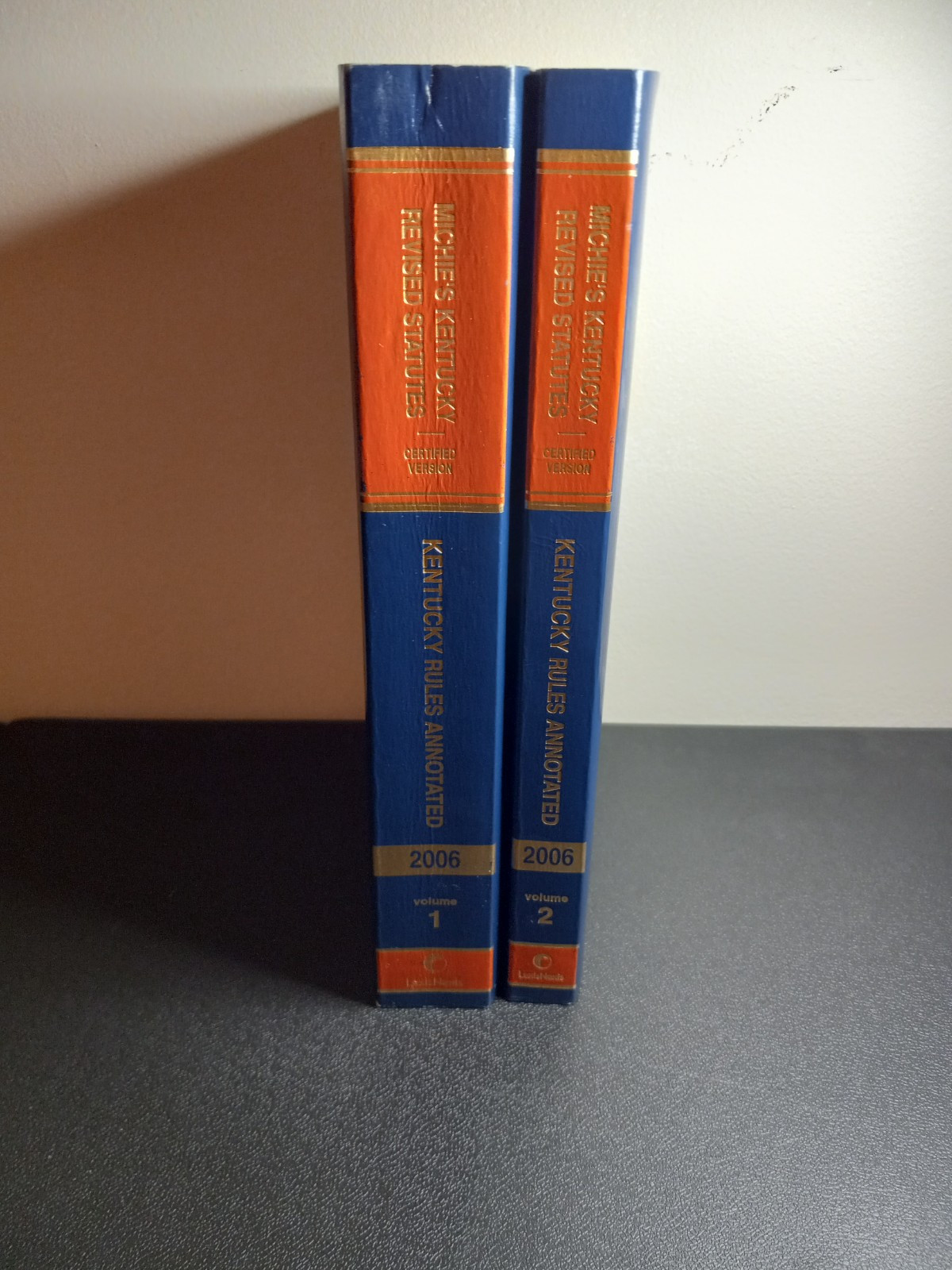 Michie’s Kentucky Revised Statutes Volume 1 & 2 2006 Lexis Nexus Michies Law