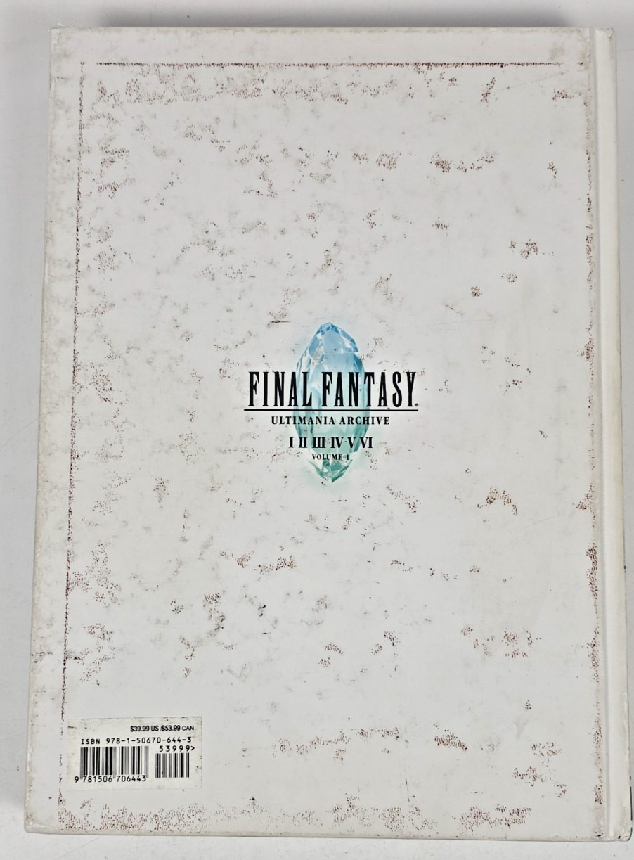 Final Fantasy Ultimania Archive Volume 1 by Square Enix (2018, Hardcover)