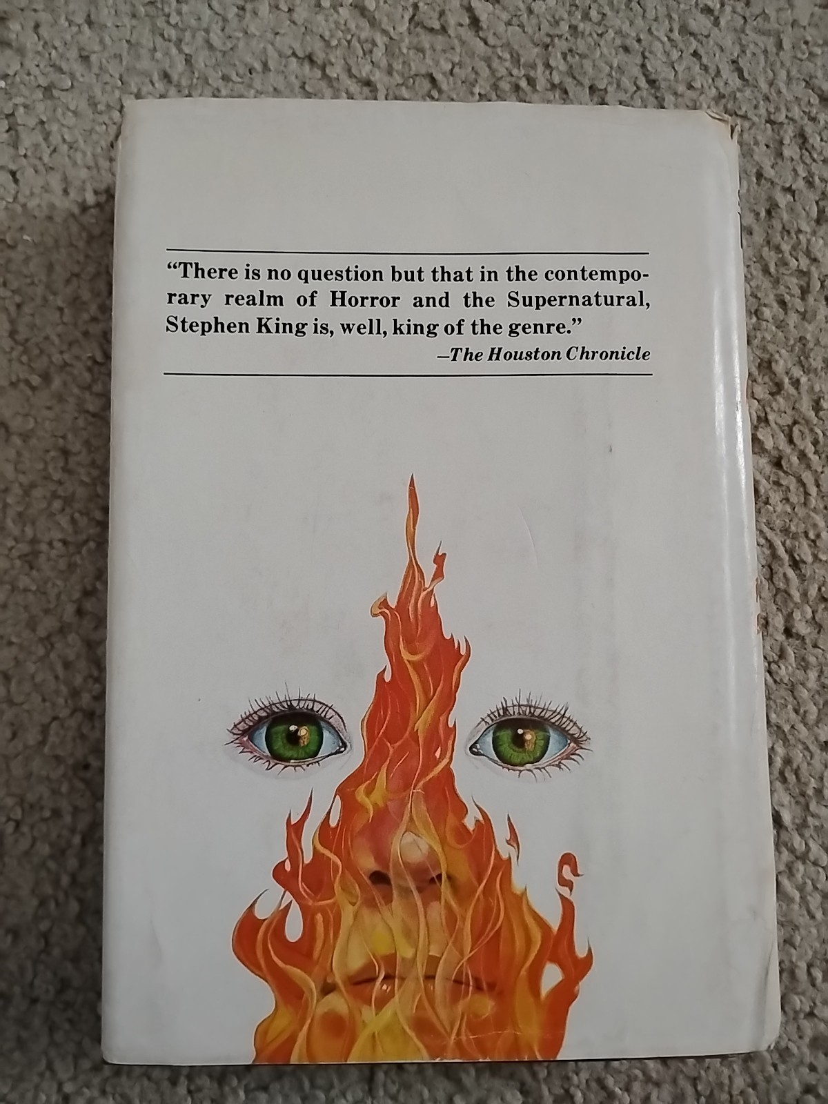 Fire-Starter by Stephen King (1980, Hardcover) First Edition