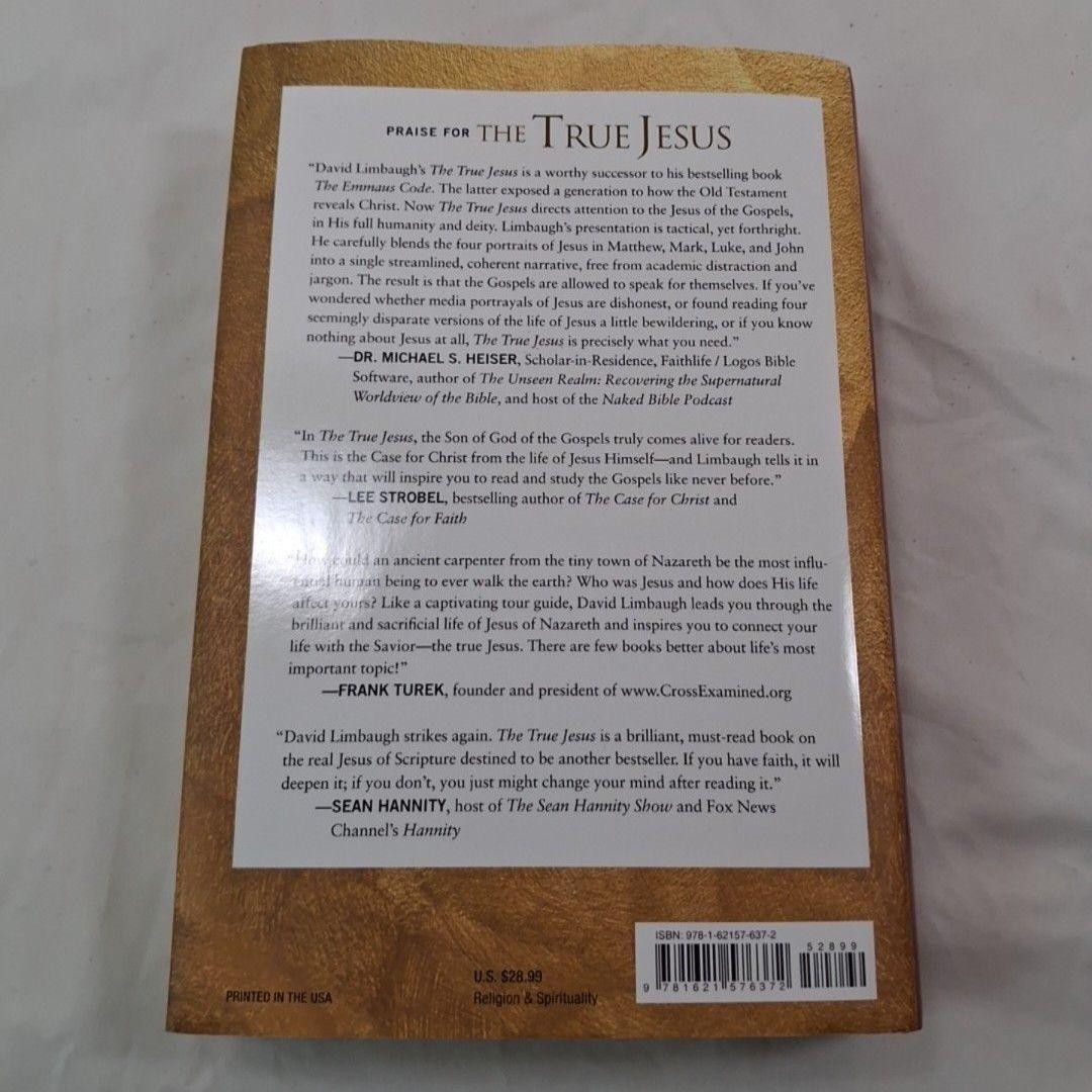 The True Jesus By David Limbaugh Hardcover Regnery Publishing 2017 Religion