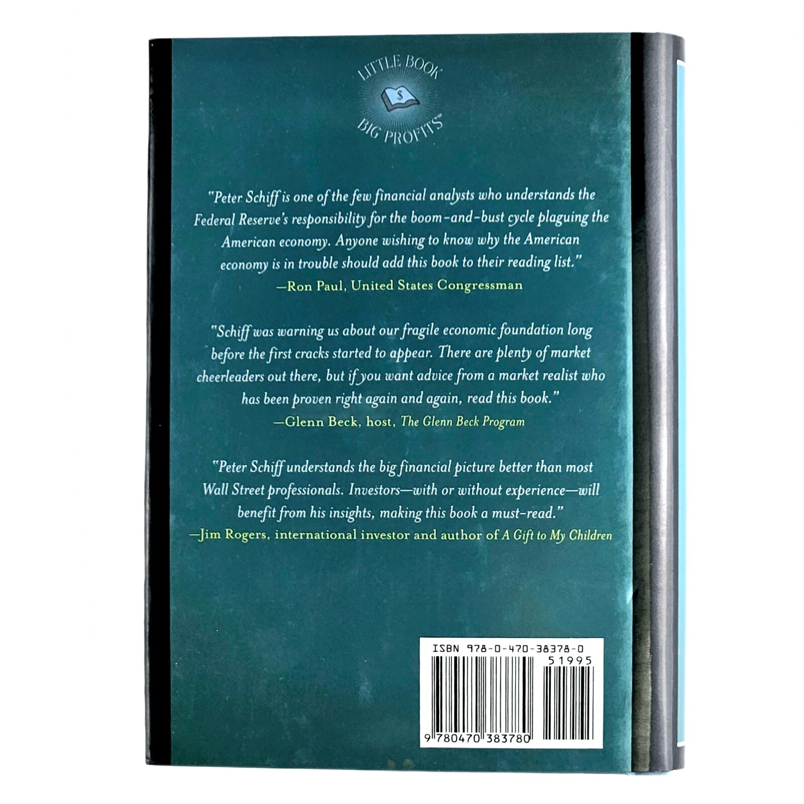 The Little Book Of Bull Move in Bear Markets by Peter Schiff Strategy HC +DJ