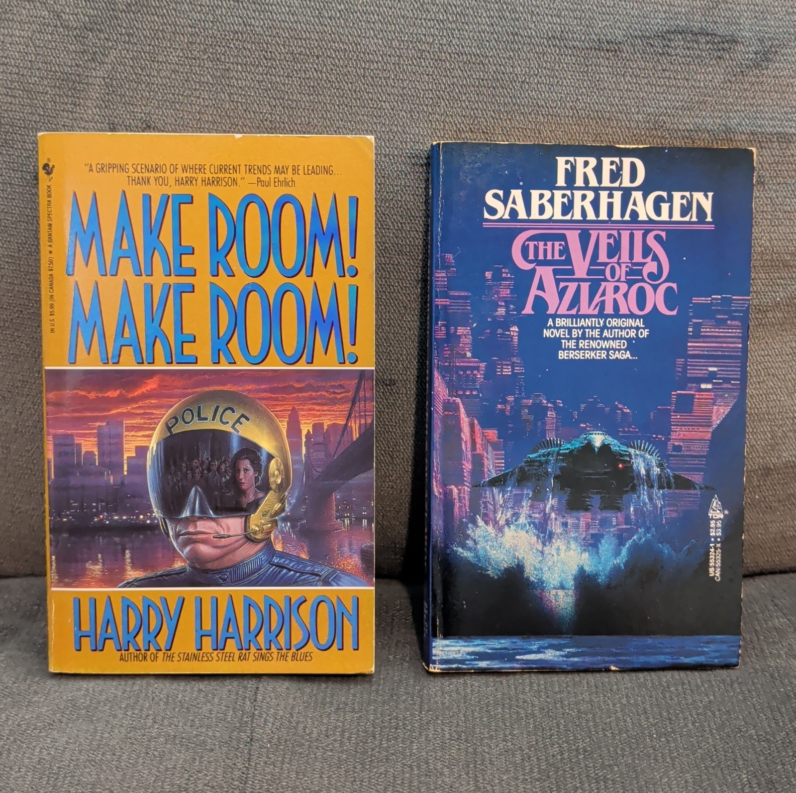 Large lot of 10 Mixed Vintage Fantasy Sci-fi Classic Books, Various Authors