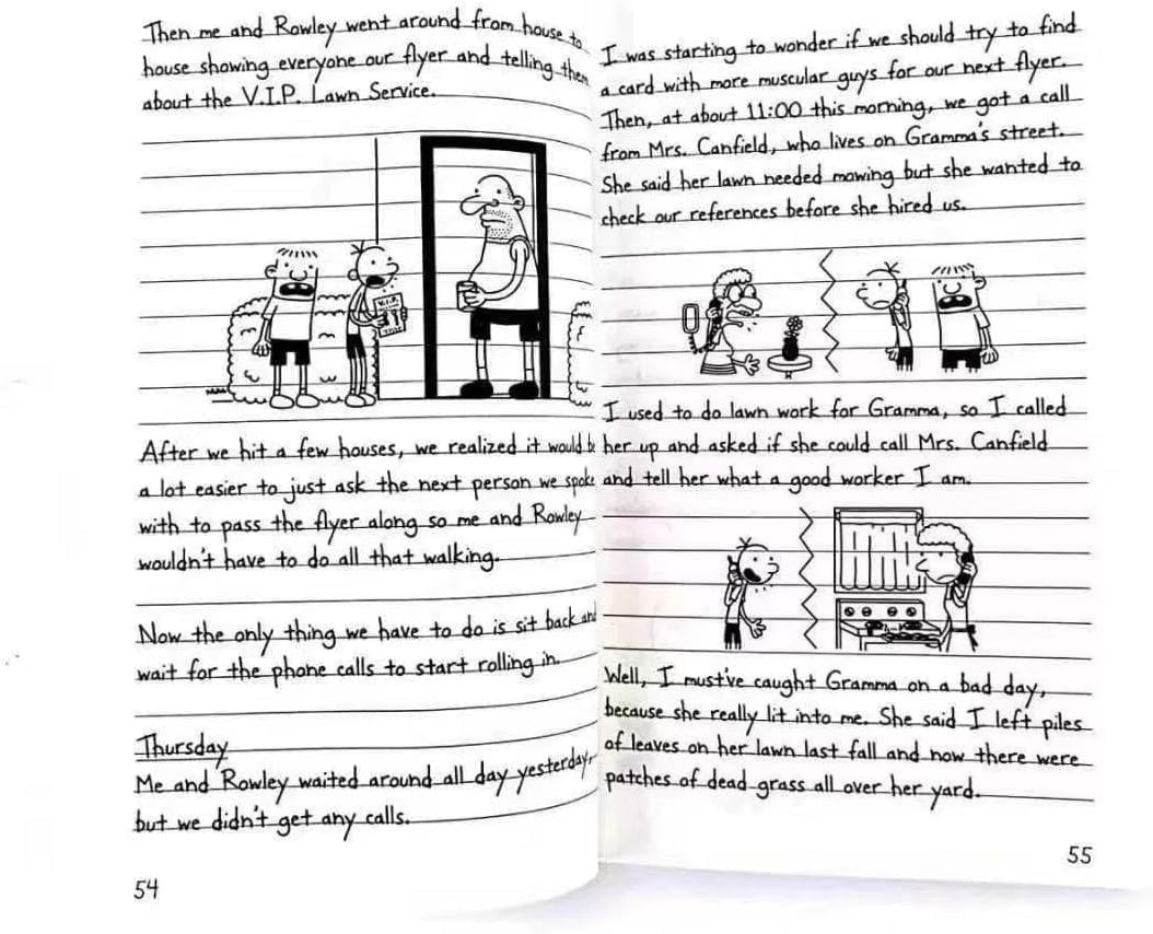 A Libray of Diary of a Wimppy Kid 1-24 Books Complete Collection Box Set Paperba