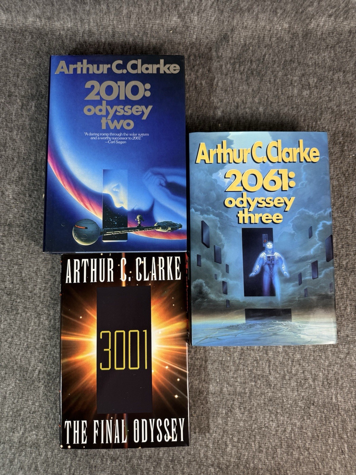 Arthur C. Clarke 15 Book Lot Rama Odyssey Childhood’s End Sentinel Sci-Fi HC PB