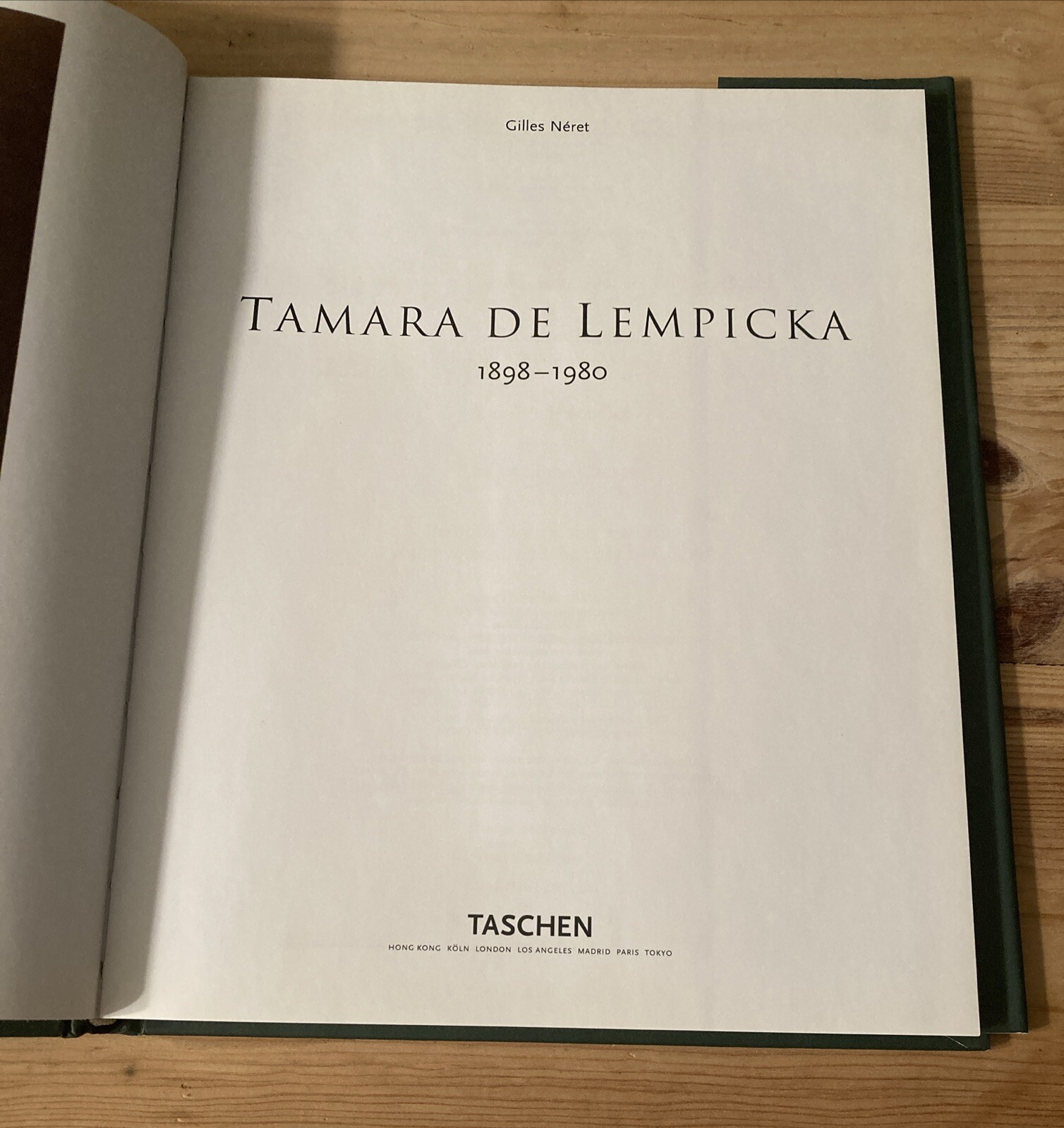 Art Deco Book Tamara De Lempicka Gilles Neret Taschen Modern Women Artist Books