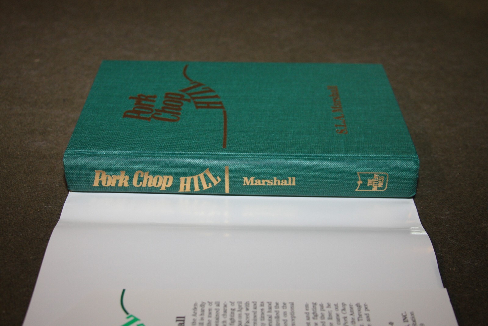 Pork Chop Hill by S.L.A. Marshall 1986 HC Battery Press