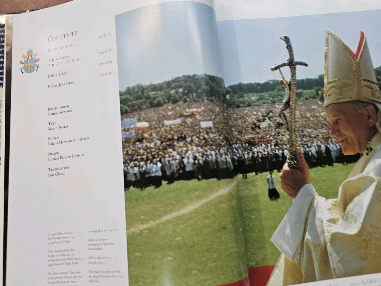 John Paul II : Portrait of a Pontiff Marco Tosatti HCDJ 1st Print NY Times Clip