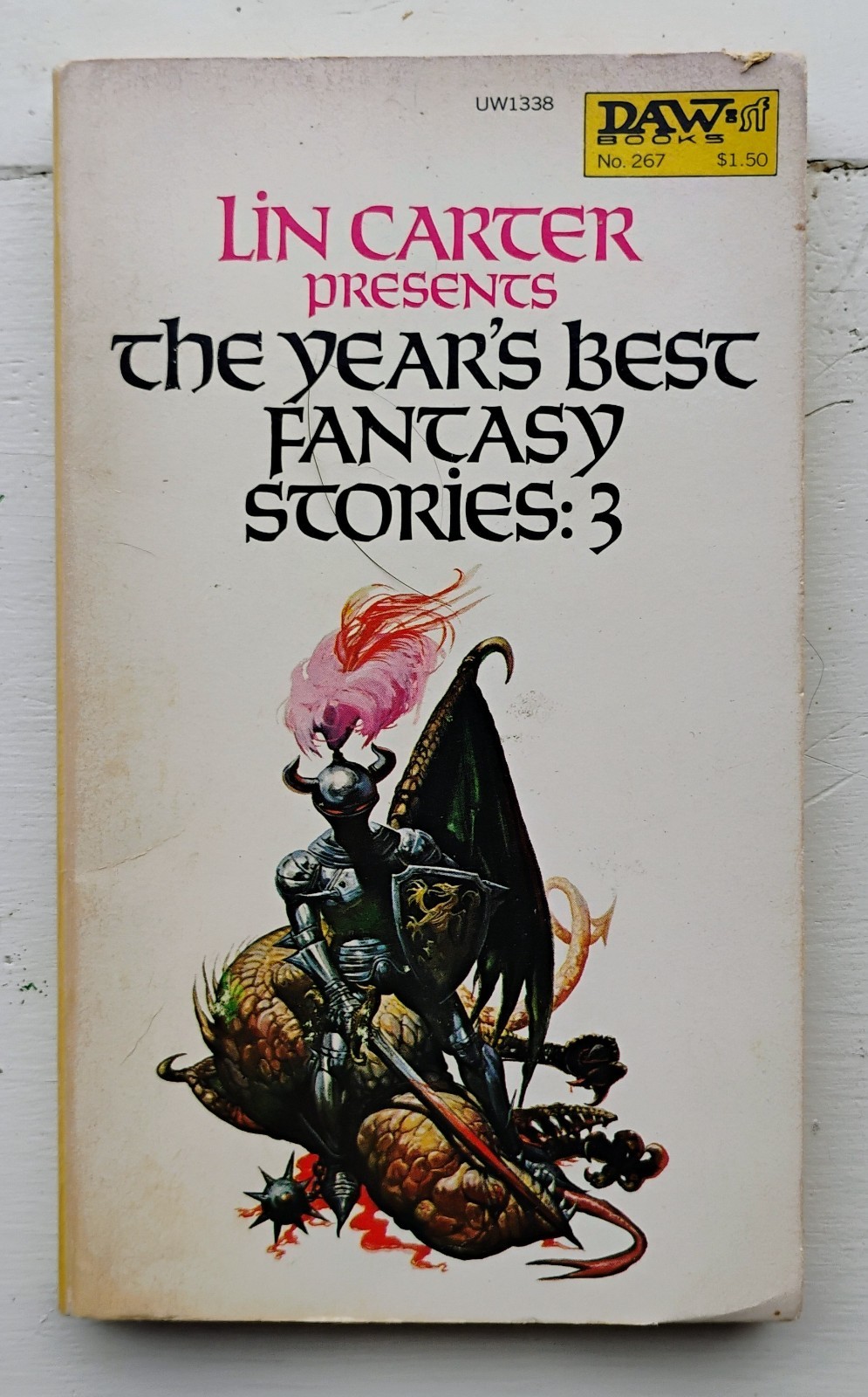 The Year’s Best Fantasy Stories: 3- Lin Carter- Daw SF