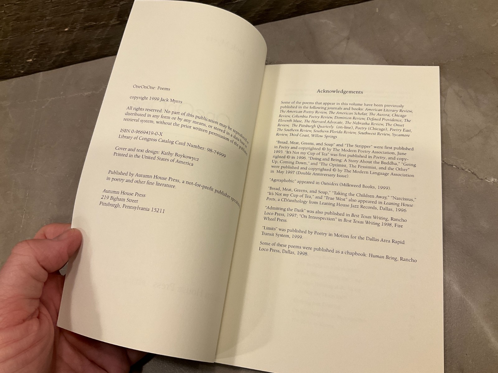 OneOnOne Jack Myers 78 pages very rare this is the best price available