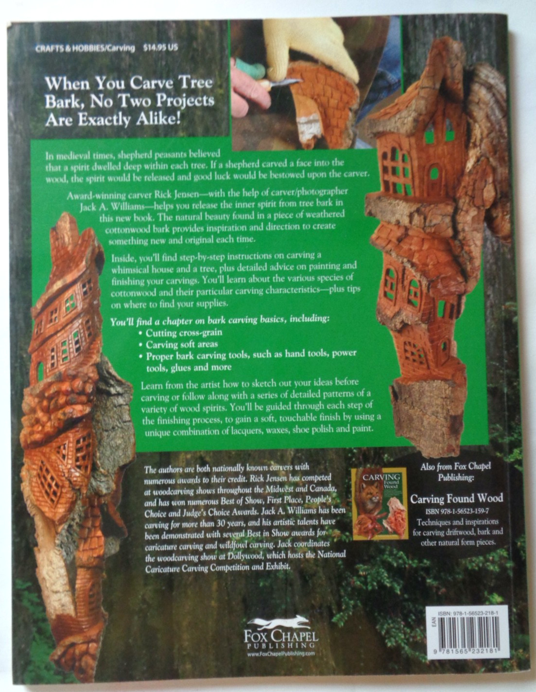 Illustrated Guide to Carving Tree Bark: Releasing Whimsical Houses…, PB, VG