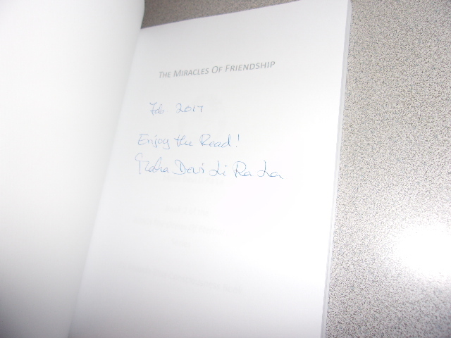 The Miracles Of Friendship by Maha Devi Li Ra La 2015 Fantasy SIGNED Paperback