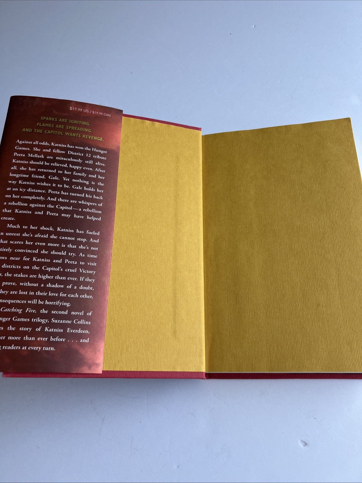 Suzanne Collins the Hunger Games Catching Fire First Edition Hardcover