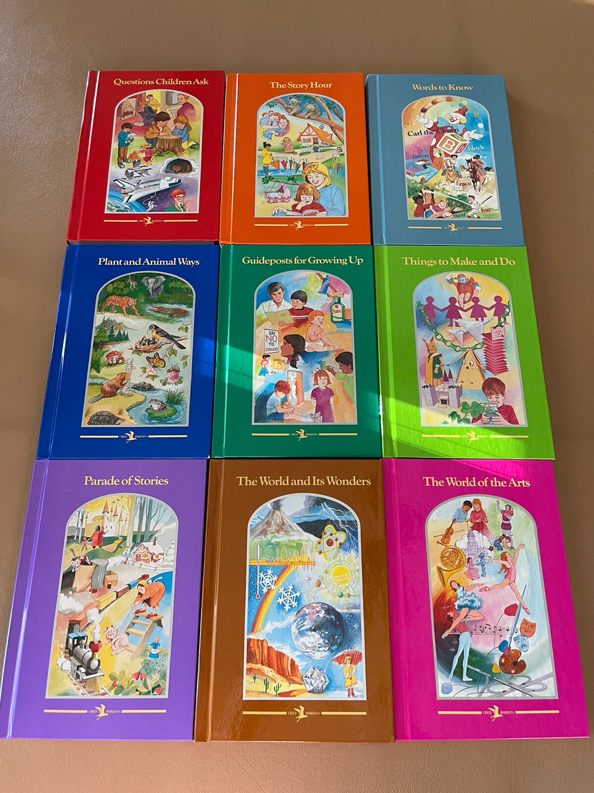 Lot of 9 Child Horizons Children Educational Bible World Arts Story Plant Books