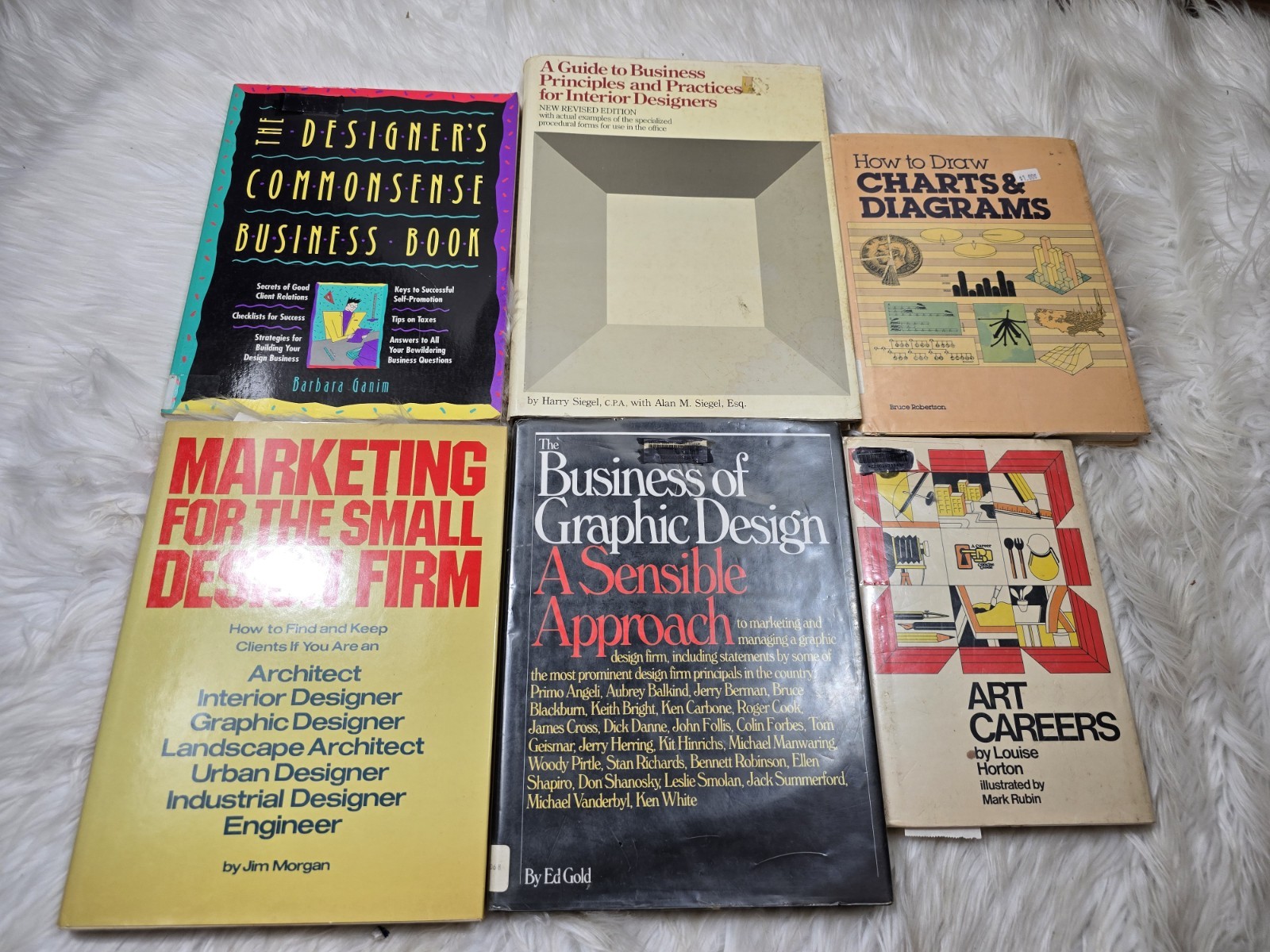 6 Rare Vintage Art Design Advertising Graphic Print Coffee Table Books Photo B15