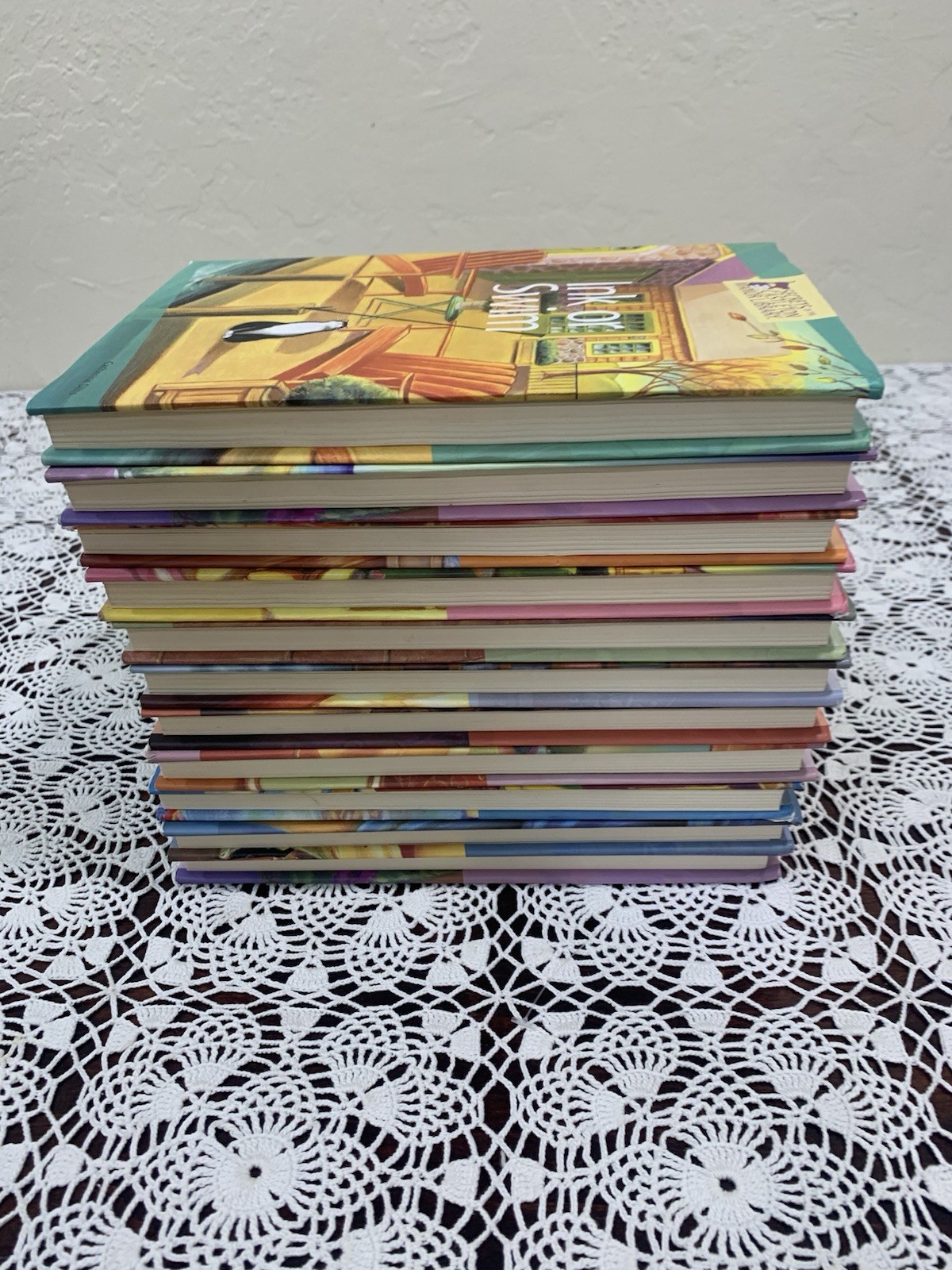 Lot of 10 Secrets of the Castleton Manor Library Hardcover Books Fiction Bundle