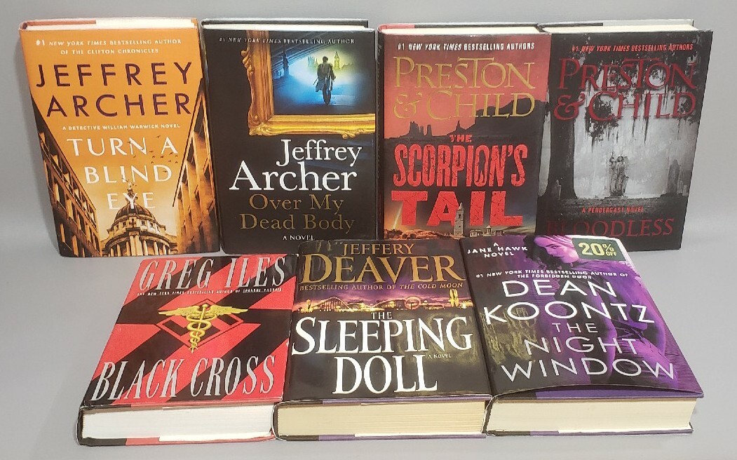 Lot Of 7 Novels By Different AUTHORS