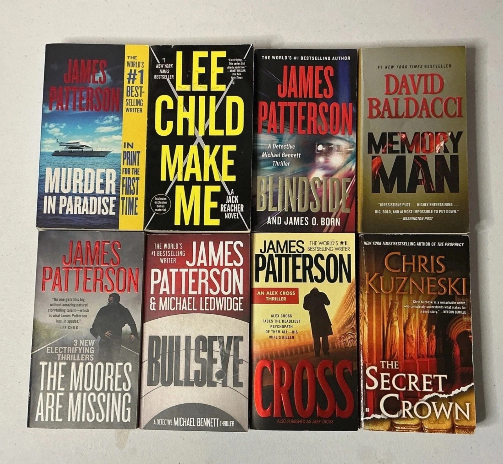 Crime, Mystery, Thriller Paperback Books By Popular Authors ~ You Choose ~ READ