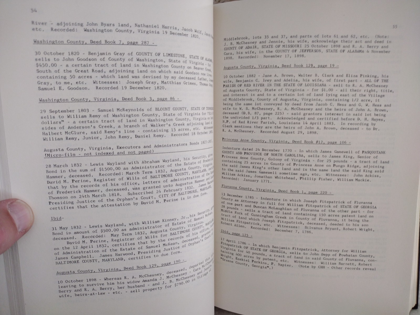 They Went Thataway Three Volumes in One Charles Hughes Hamlin Genealogist 1975