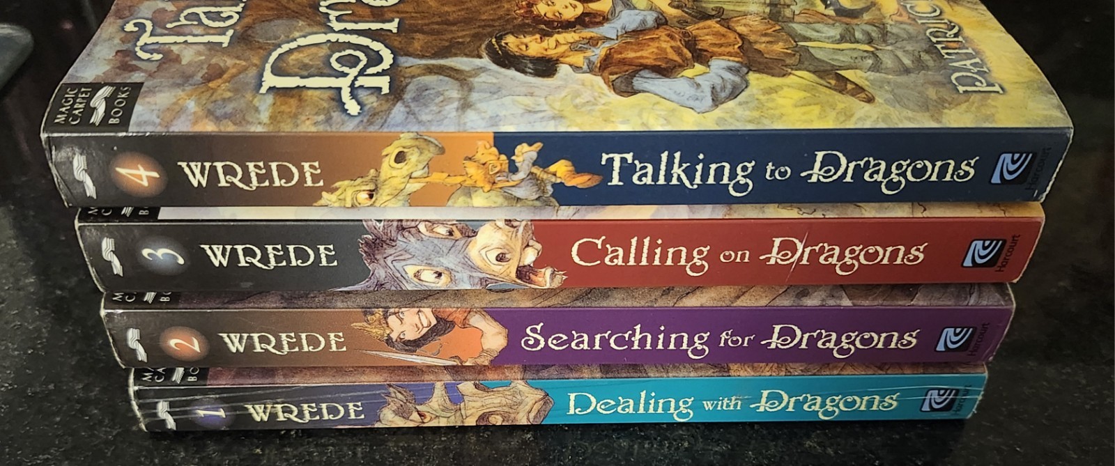 Complete Set Series 1,2,3&4 Enchanted Forest Chronicles by Patricia Wrede