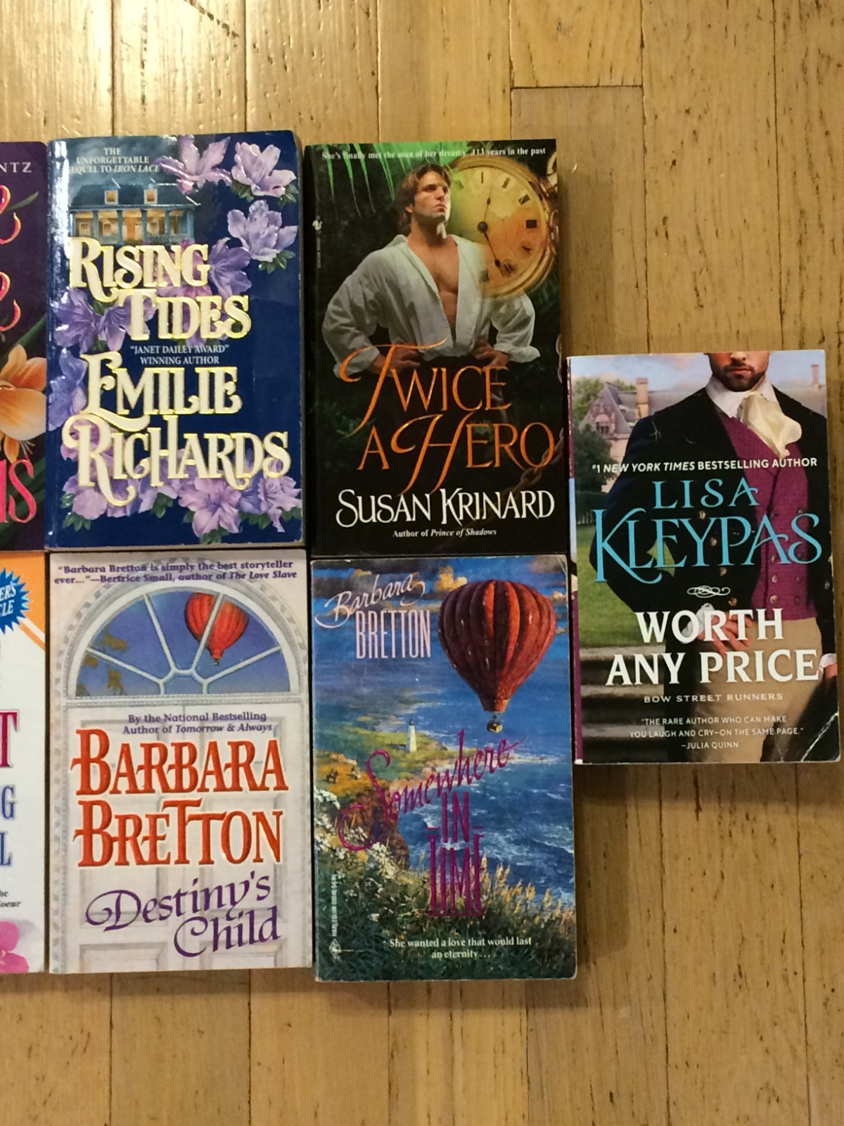 Qty 9 – Random Romantic Novels – Misc Authors – Paperback lot 4