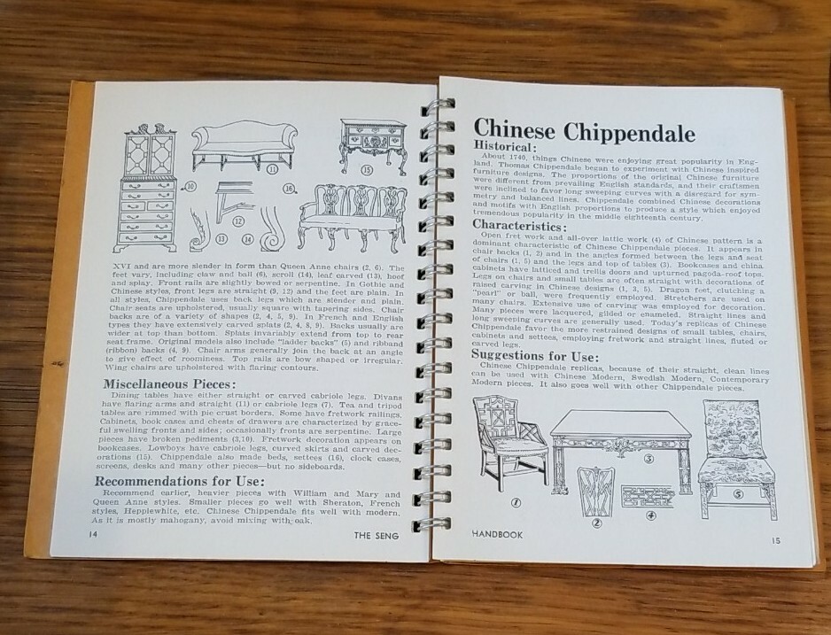 1949 SENG 158 pages of Furniture Facts Handbook