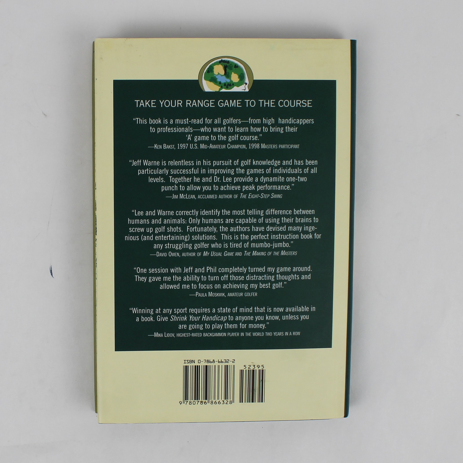 Shrink Your Handicap by Phil Lee & Jeff Warne 2000 1st Edition Hardcover DJ