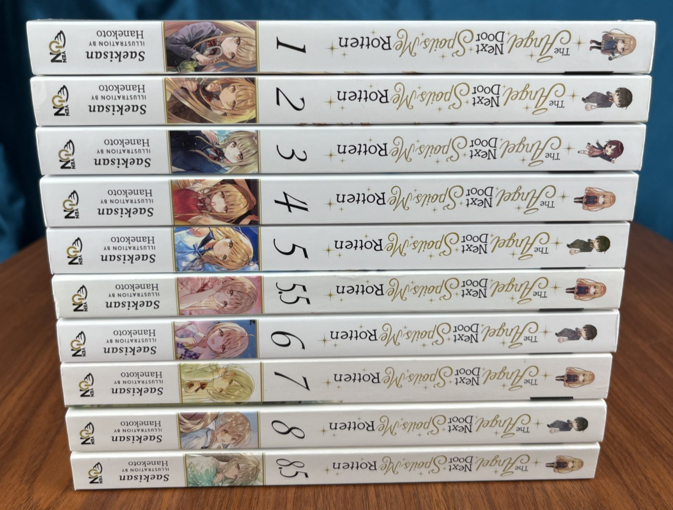 The Angel Next Door Spoils Me Rotten Vol. 1-8 & 5.5 & 8.5 English Light Novel