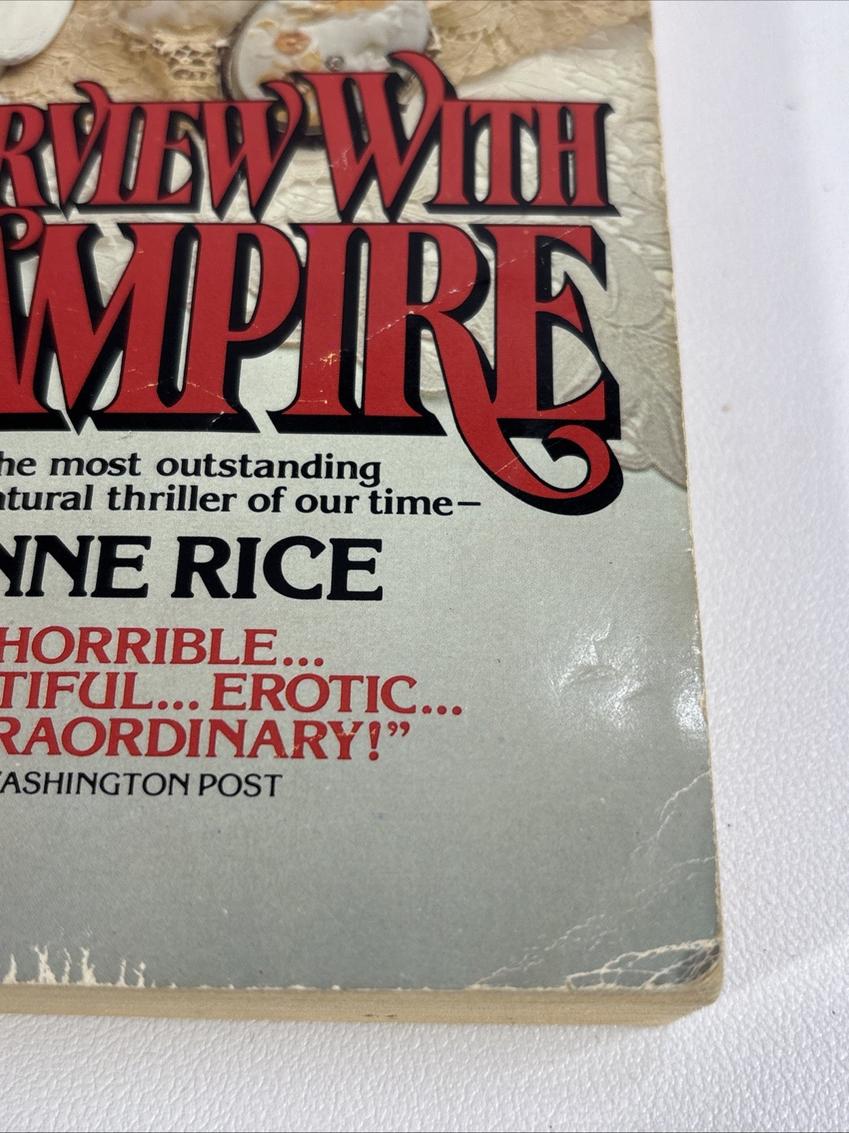 Interview With the Vampire by Anne Rice (Vintage 1977 paperback)